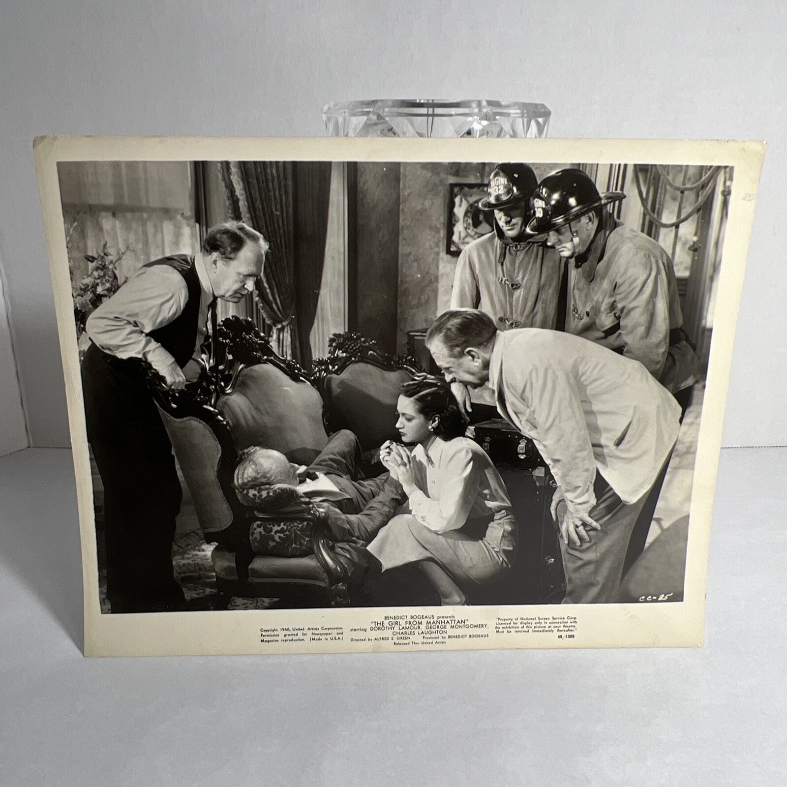 1948 THE GIRL FROM MANHATTAN: Dorothy Lamour Film Promo Movie Photo NSS 48/1389