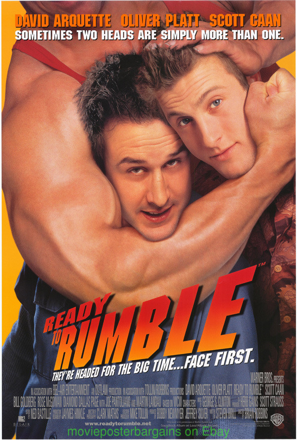 READY TO RUMBLE MOVIE POSTER SS 27×40 DAVID ARQUETTE SCOTT CAAN