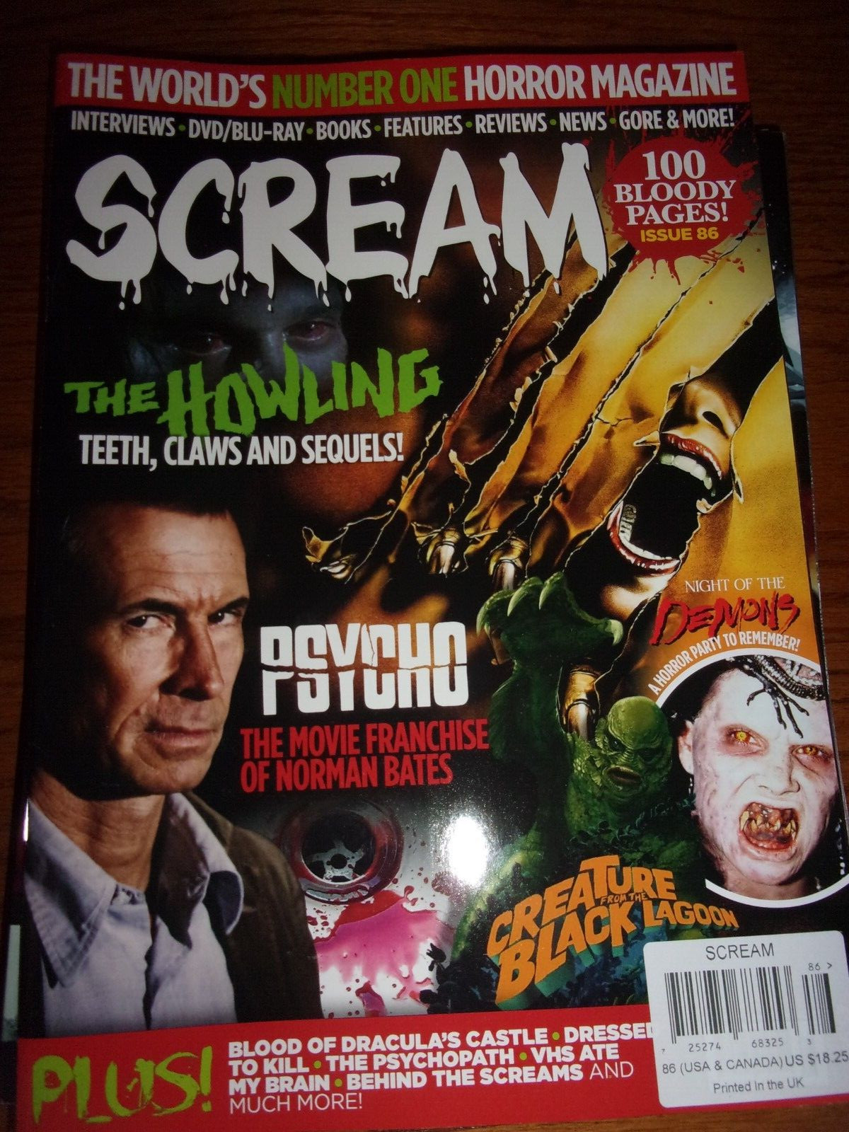 SCREAM MAGAZINE – ISSUE 86 – NEW! BAGGED AND BOARDED!!