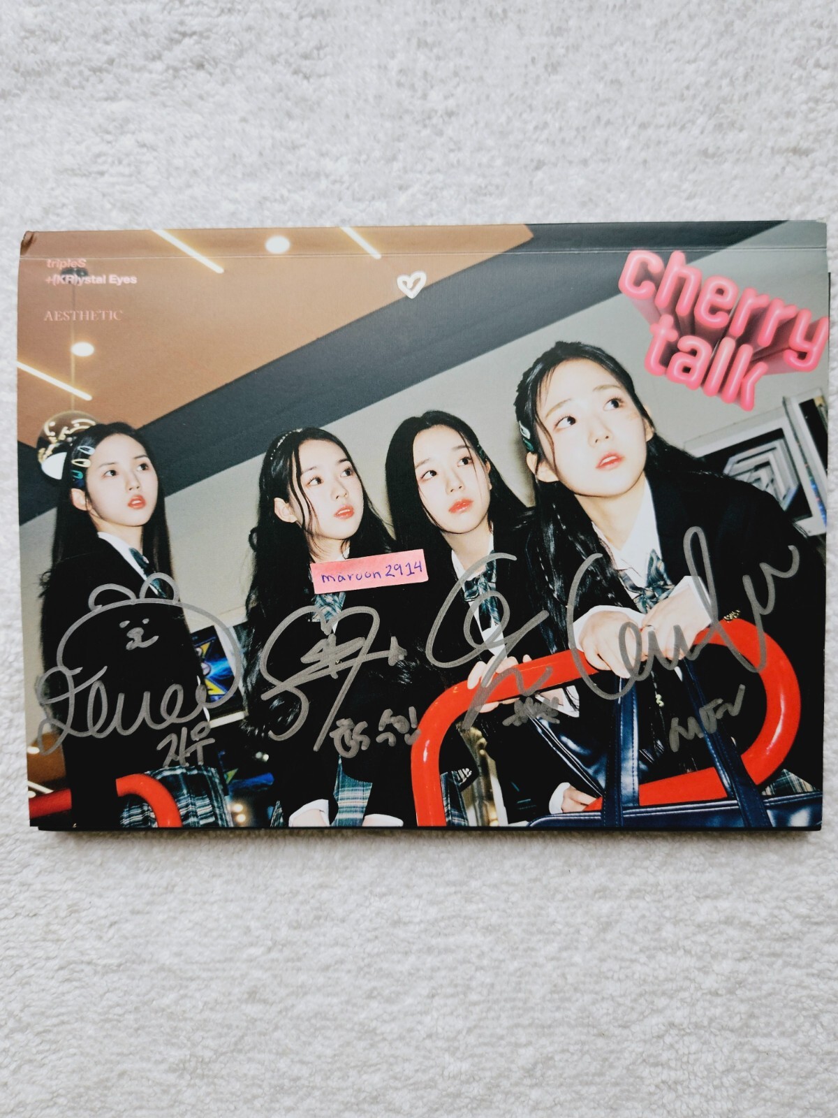 TripleS +(KR)ystal Eyes Aesthetic Signed Promo Album Autographed + Message