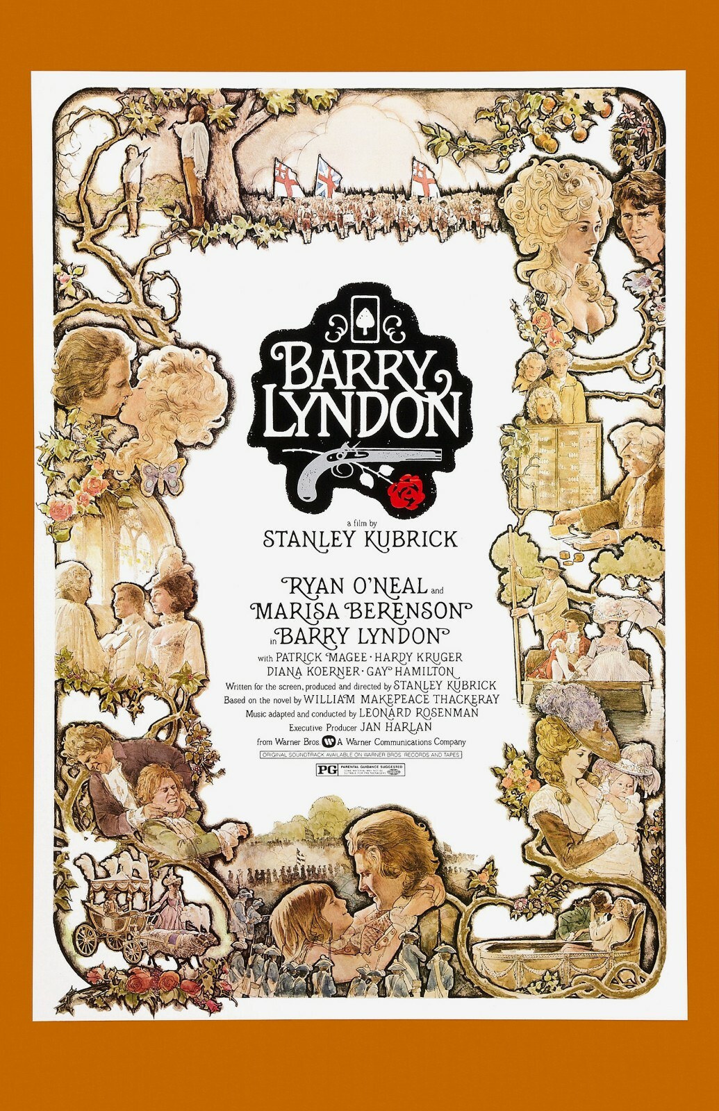 Barry Lyndon movie poster – 11″ x 17″ inches – Stanley Kubrick