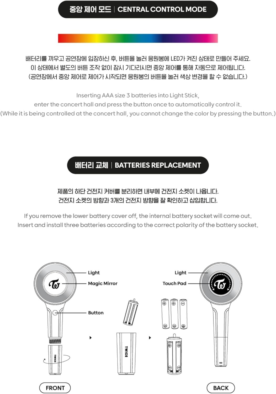 Twice Candybong Infinity Ver3. Official Lightstick – for Contert (+ Seller’s Ext
