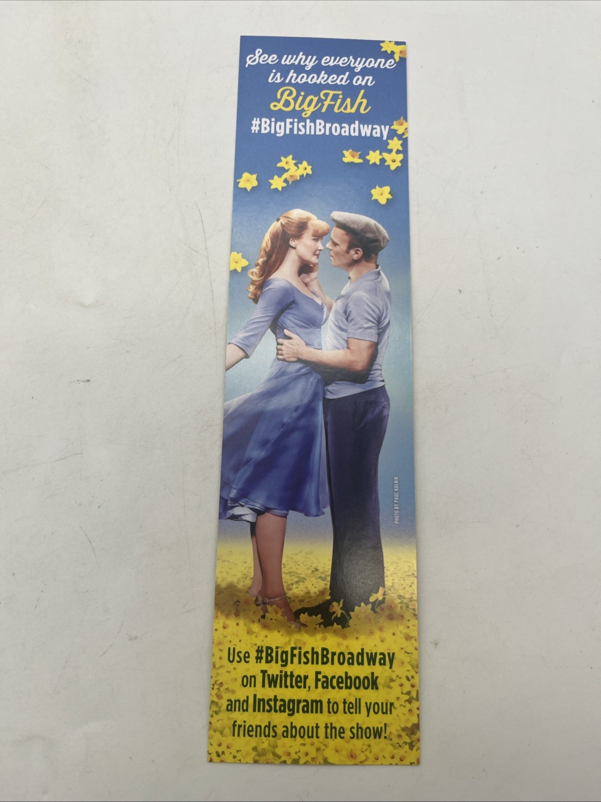 Big Fish Broadway Playbill October 2013 with Bookmark