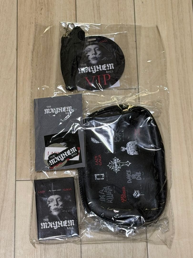 LADY GAGA THE MAYHEM BALL JAPAN 2026 VIP Gold/VIP Silver/Balcony Merch Set of 4