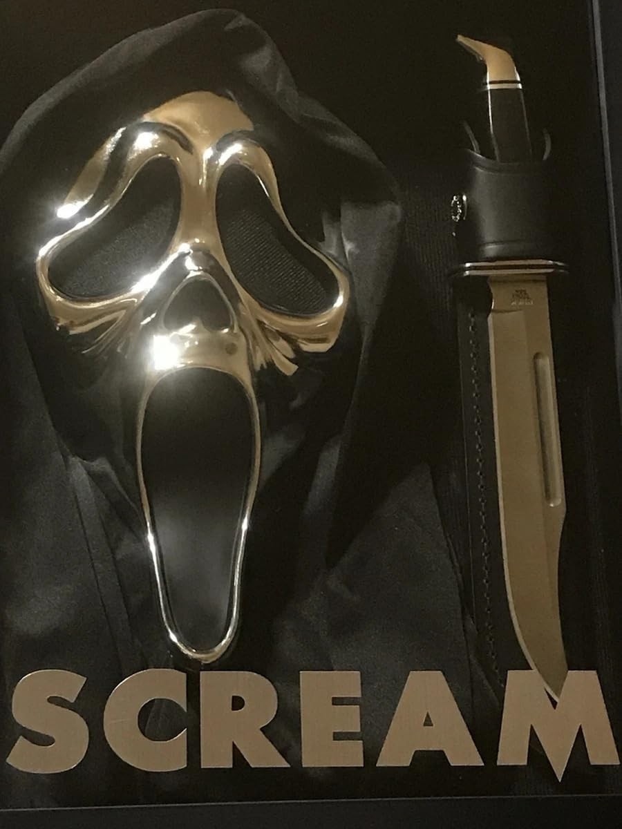 Scream Ghostface Chrome Silver Limited Edition Shadowbox