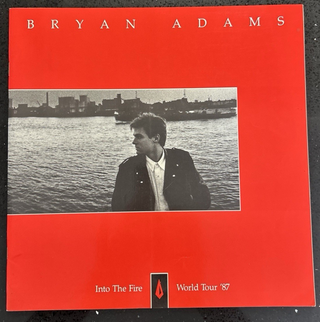 Bryan Adams Into The Fire World Tour 1987 Concert Program / Tour Book