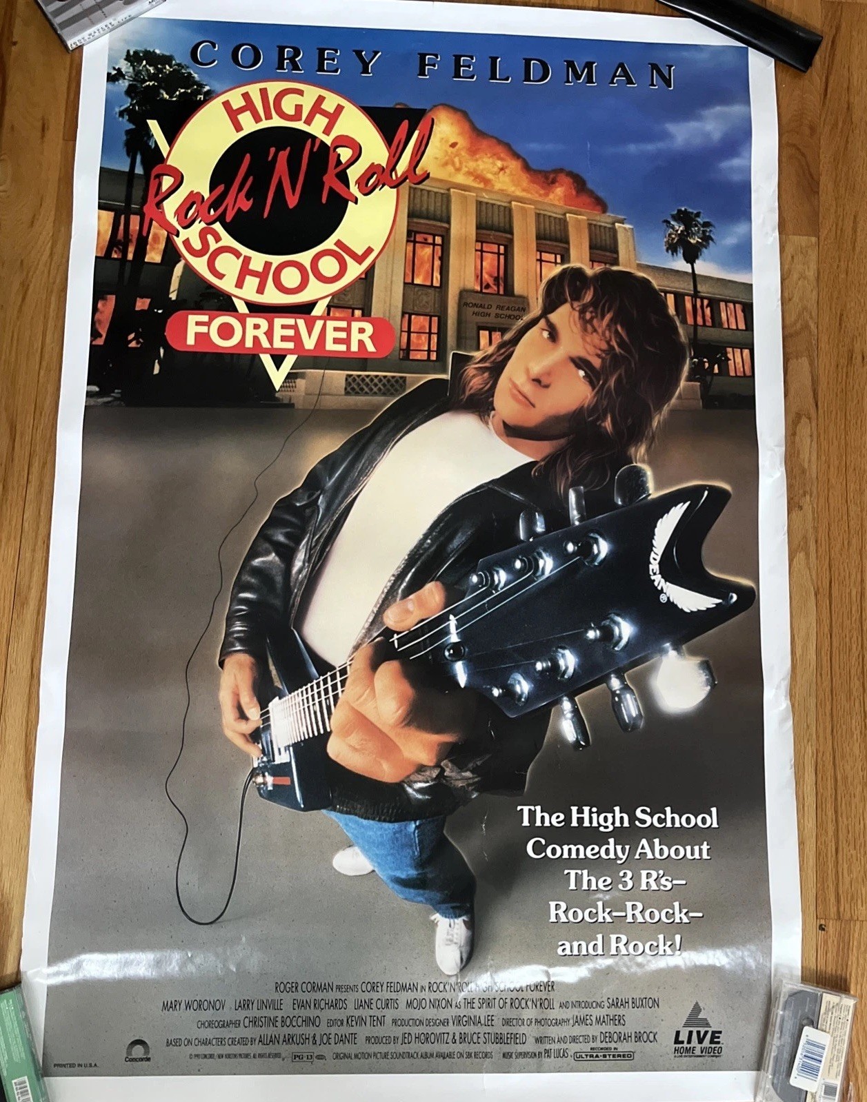 Corey Feldman Rock N Roll High School Forever Poster 27”x41”