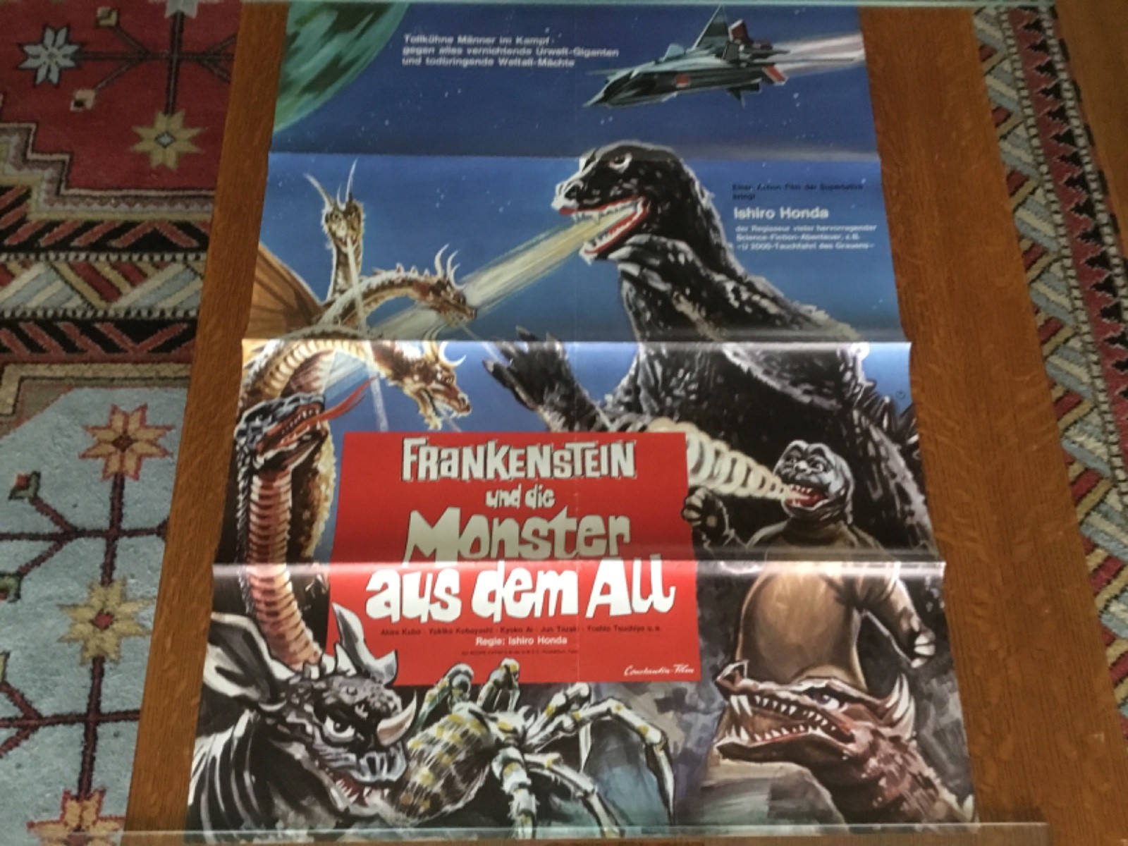 Godzilla: Destroy all Monsters German Poster Original Vintage 1971
