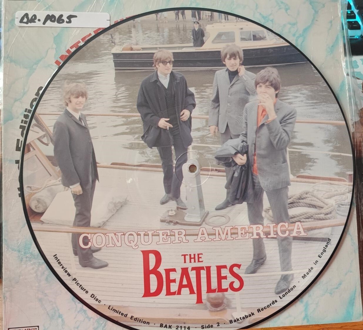 Original 1981 Mint Condition The Beatles Conquer America Interview Picture LP