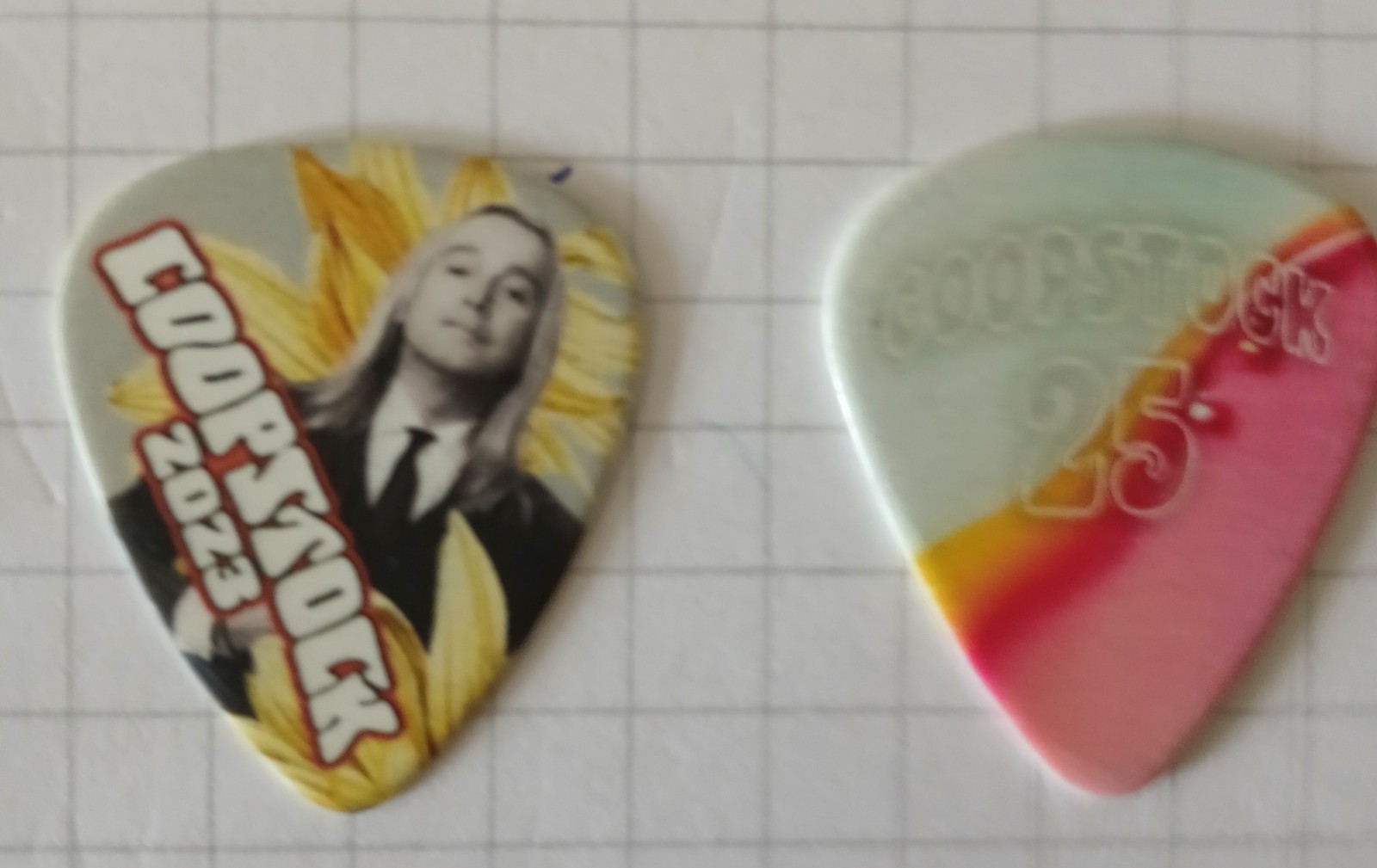Cheap Trick – Robin Zander – TWO Coopstock Guitar Picks – 2023 & 2025 – HTF