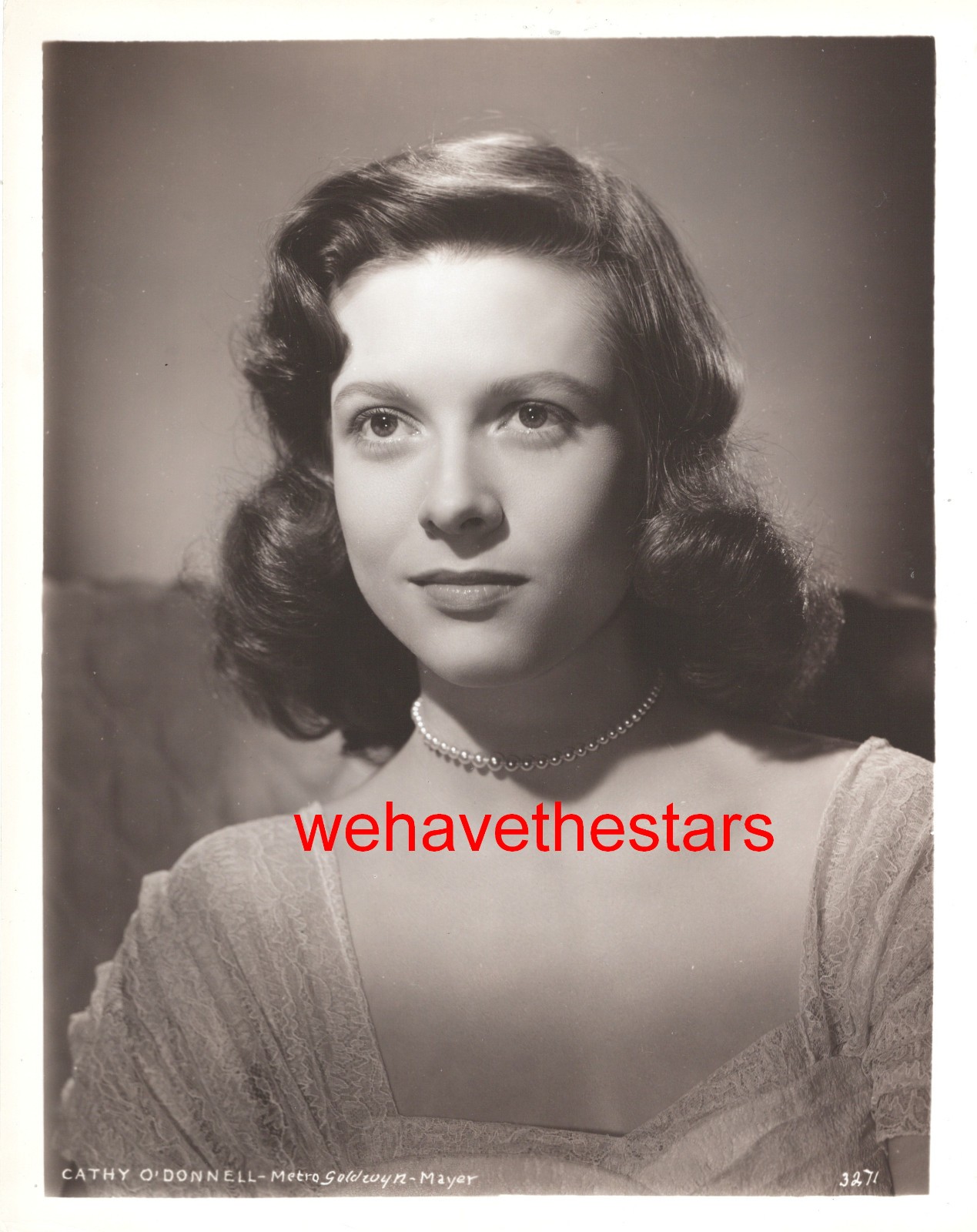 VINTAGE Cathy O’Donnell GORGEOUS 40s MGM Publicity Portrait