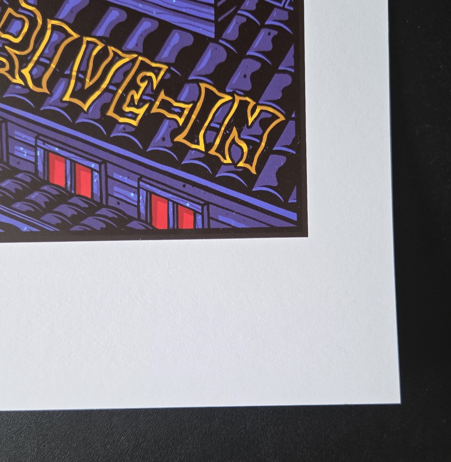 Dave Matthews Band DMB Drive In Poster 6/26/11 Bader Field Atlantic City, NJ