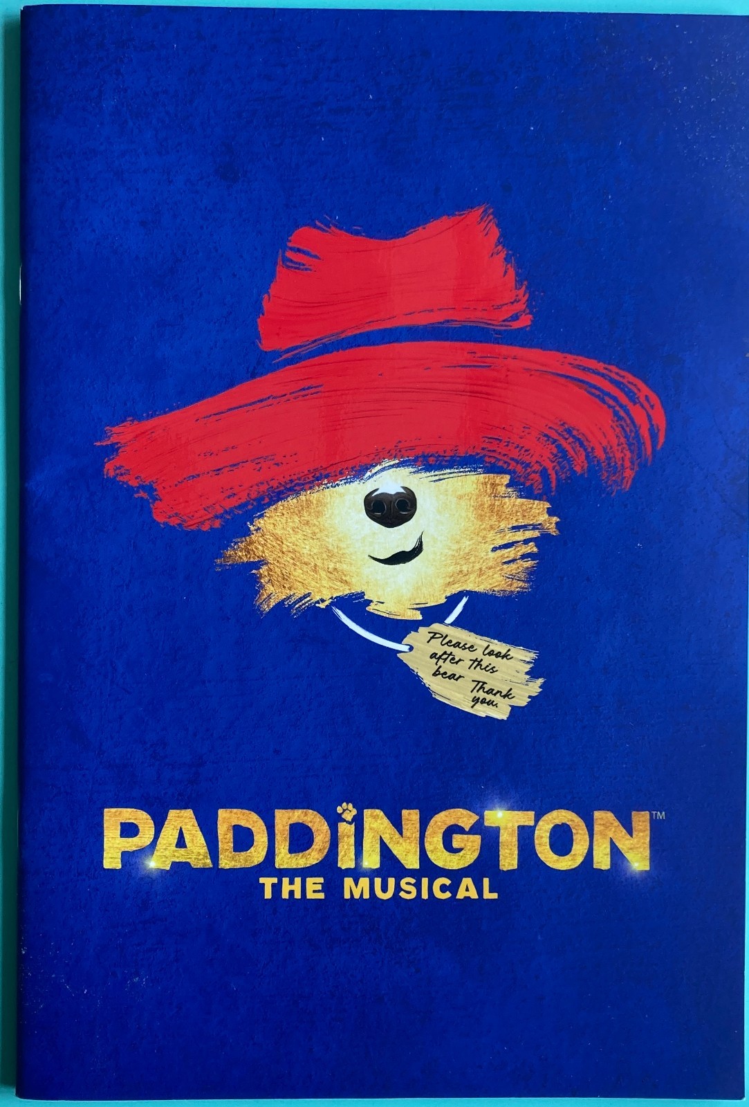 Paddington The Musical Souvenir Program 9X13 Savoy Theatre in London’s West End