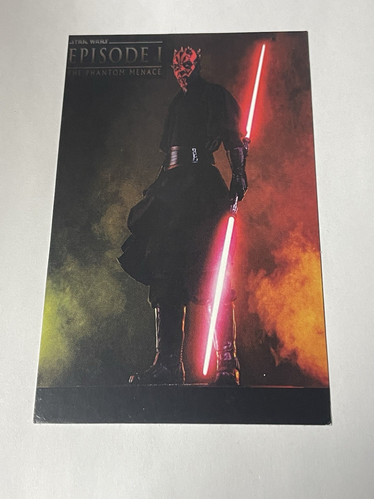 Darth Maul Star Wars Episode 1 Mini Poster Approx 4.5” X 2.5 “