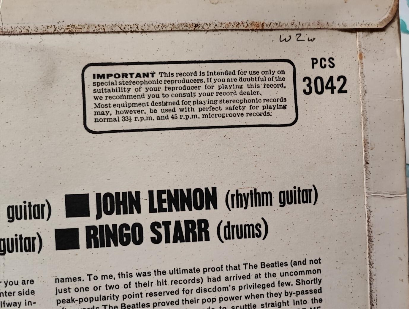 Original Mint 1963 Beatles Please Please Me 5th Dutch Pressing on Parlophone