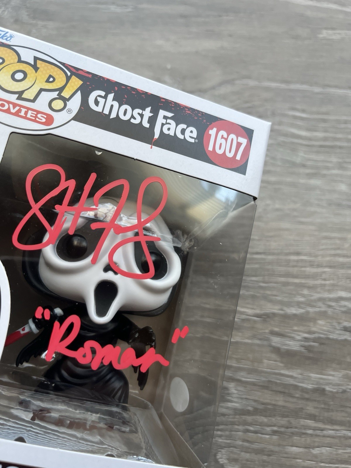 Scott Foley Signed Ghost Face Funko Pop JSA COA Scream Roman Bridger #1607