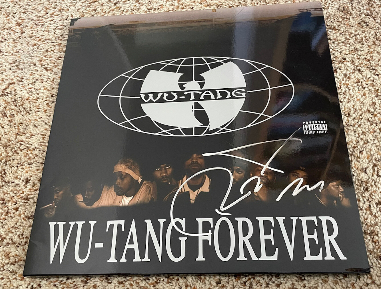 RZA signed Vinyl Album Wu-Tang Clan Wu-Tang Forever