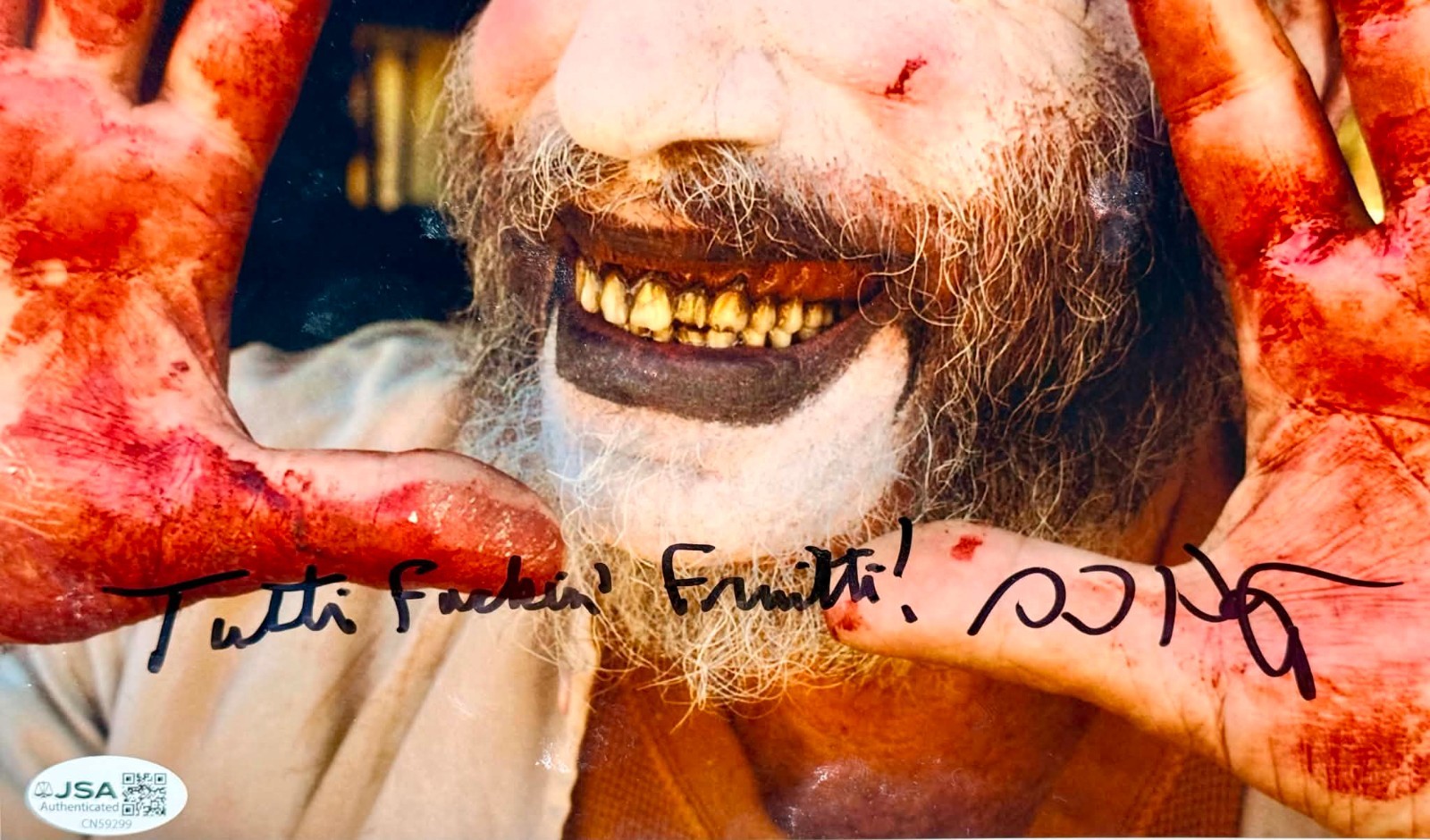 RARE INSCRIPTION – SID HAIG – Autographed Signed 8×10 Photo Picture – JSA COA