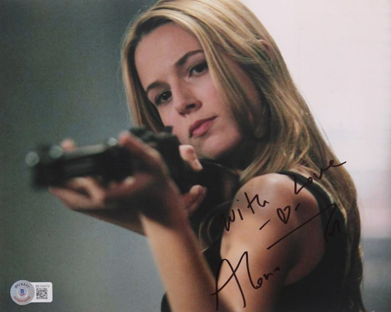 Seal Team Stella Baxter Signed Alona Tal 8X10 Photo Beckett