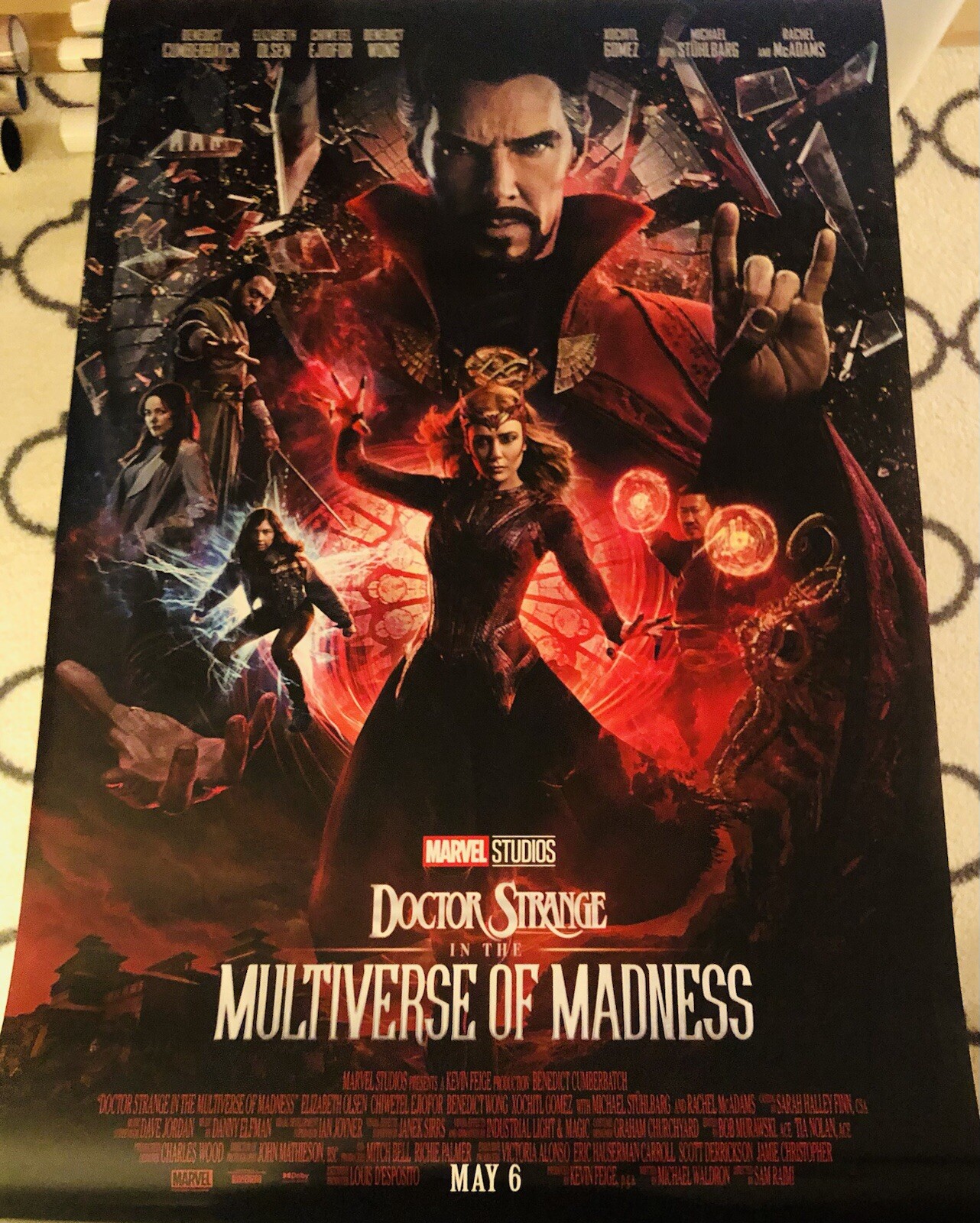 DOCTOR STRANGE MULTIVERSE OF MADNESS Original Double Sided 27×40 Movie Poster B