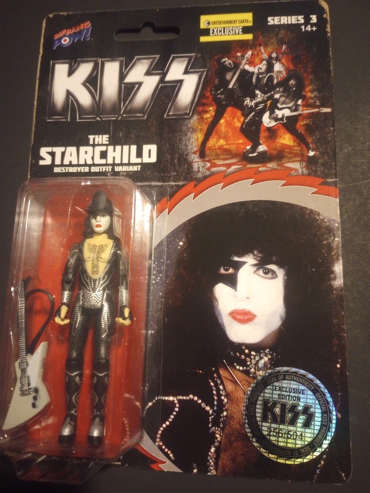 KISS PAUL STANLEY BIF BANG POW ENTERTAINMENT EARTH LIMITED SERIAL STARCHILD /504