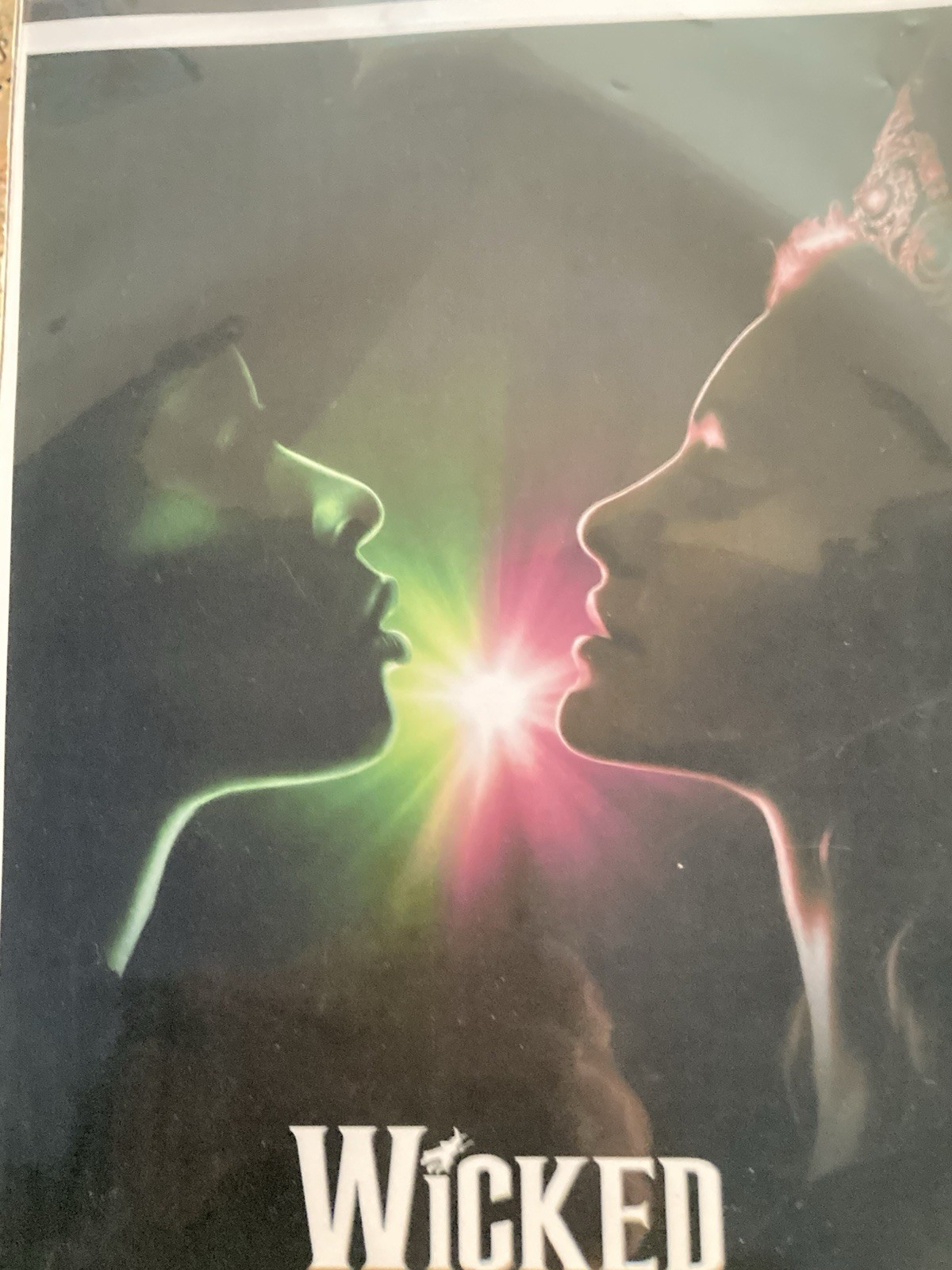 WICKED “A New Musical” Vintage Souvenir Program, MOVIE Art print (new)