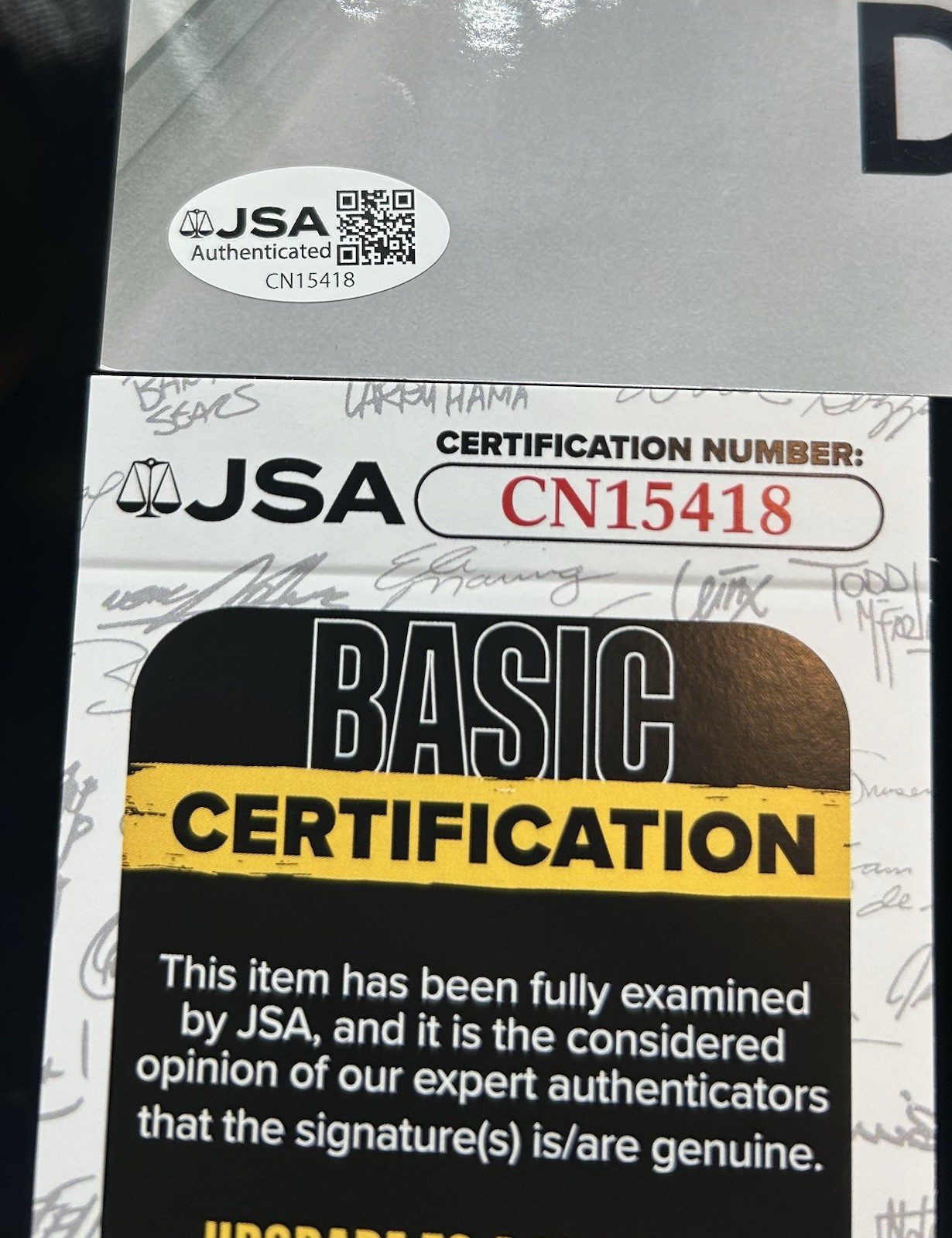 JIM BELUSHI and JERRY O’CONNELL signed 8×12 THE DEFENDERS Mini Poster JSA COA