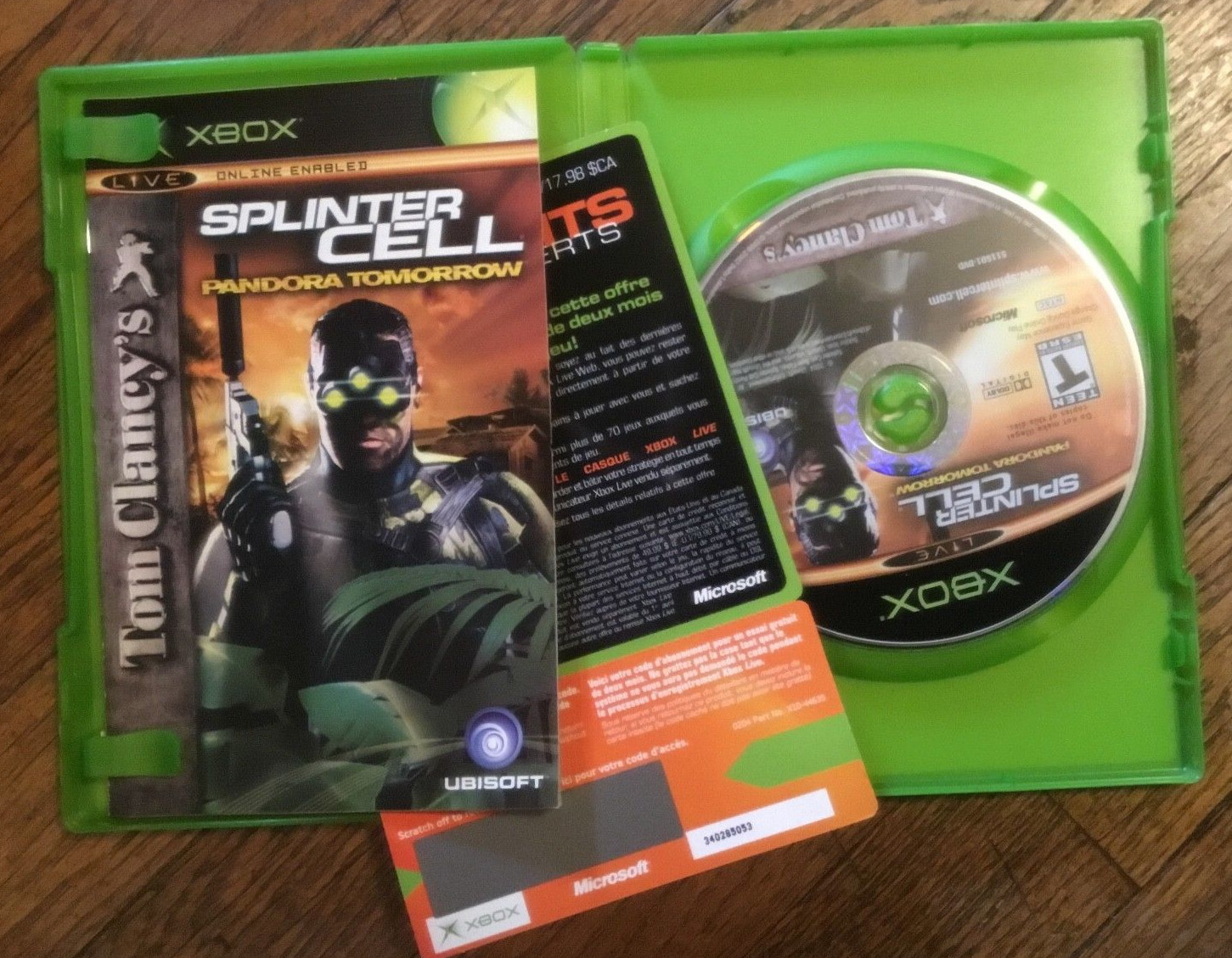 Counter Strike Xbox 2003 RARE OOP Black Label Valve video game