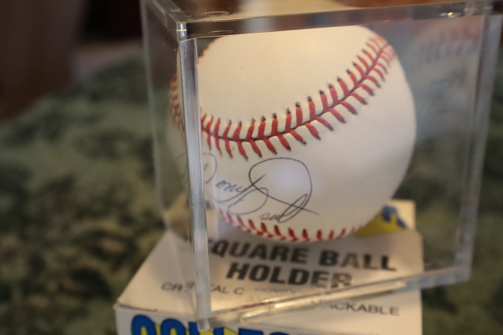 SINGER DONNY OSMOND AUTOGRAPHED BASEBALL & OTHER (NO COAS)
