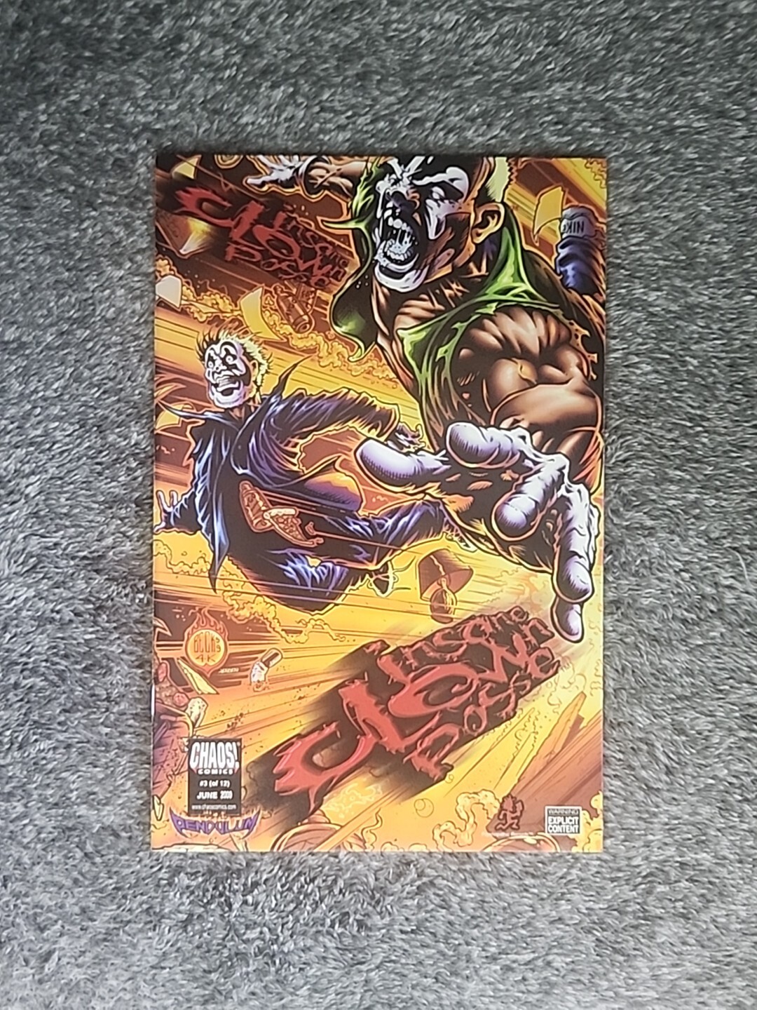 Insane Clown Posse -The Pendulum #3 Chaos Comic Book VGC JUNE 2000