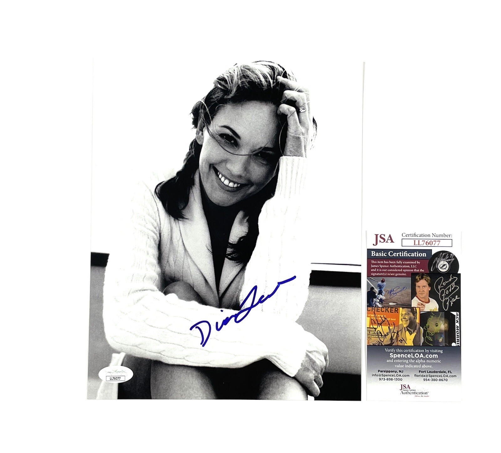Diane Lane Autographed Hand Signed 8×10 Photo Legendary Actress Certified by JSA