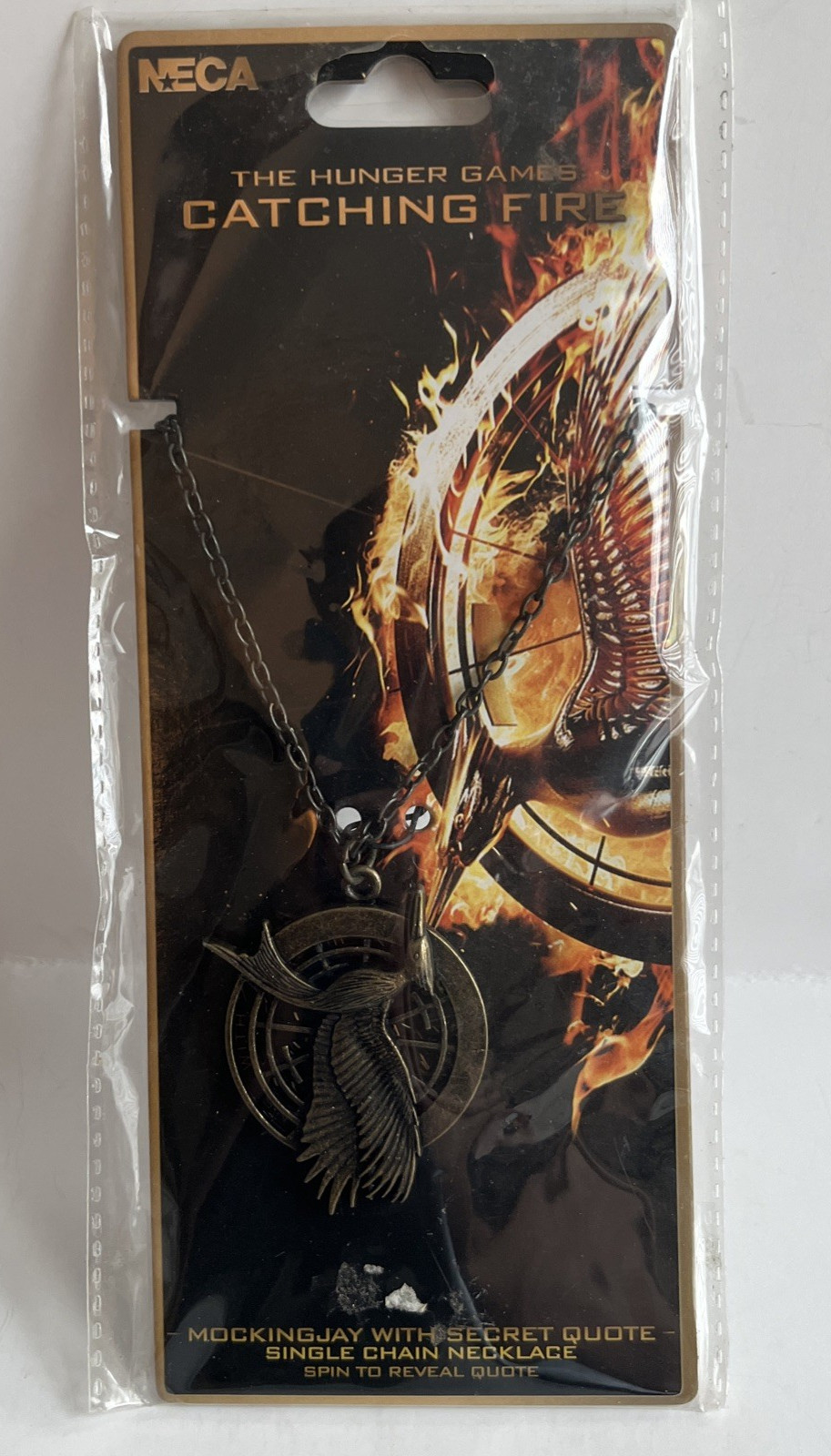 The Hunger Games Catching Fire Mockingjay Necklace Jewelry New in Packaging