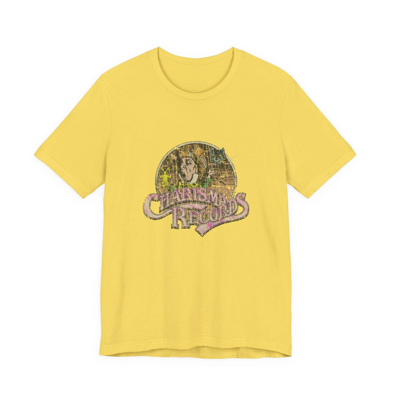 Vintage Charisma Records Label Logo Unisex Jersey Short Sleeve T-Shirt