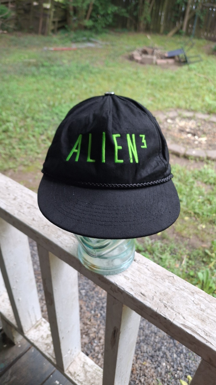 Alien 3 Movie Black Adjustable Snapback Hat Cap, One Size Fits All