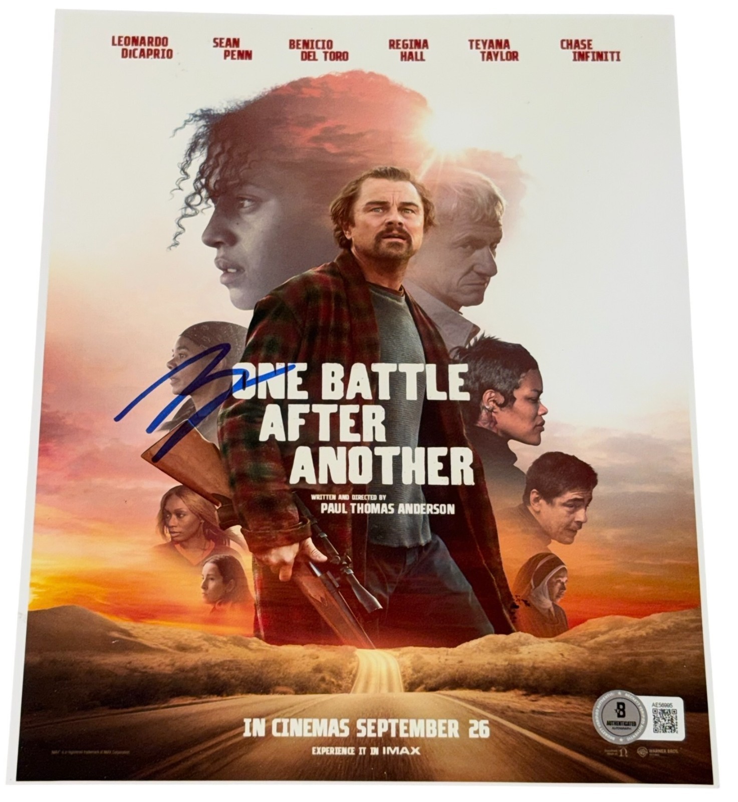 Leonardo DiCaprio Signed Autograph 8×10 One Battle After Another Photo Beckett