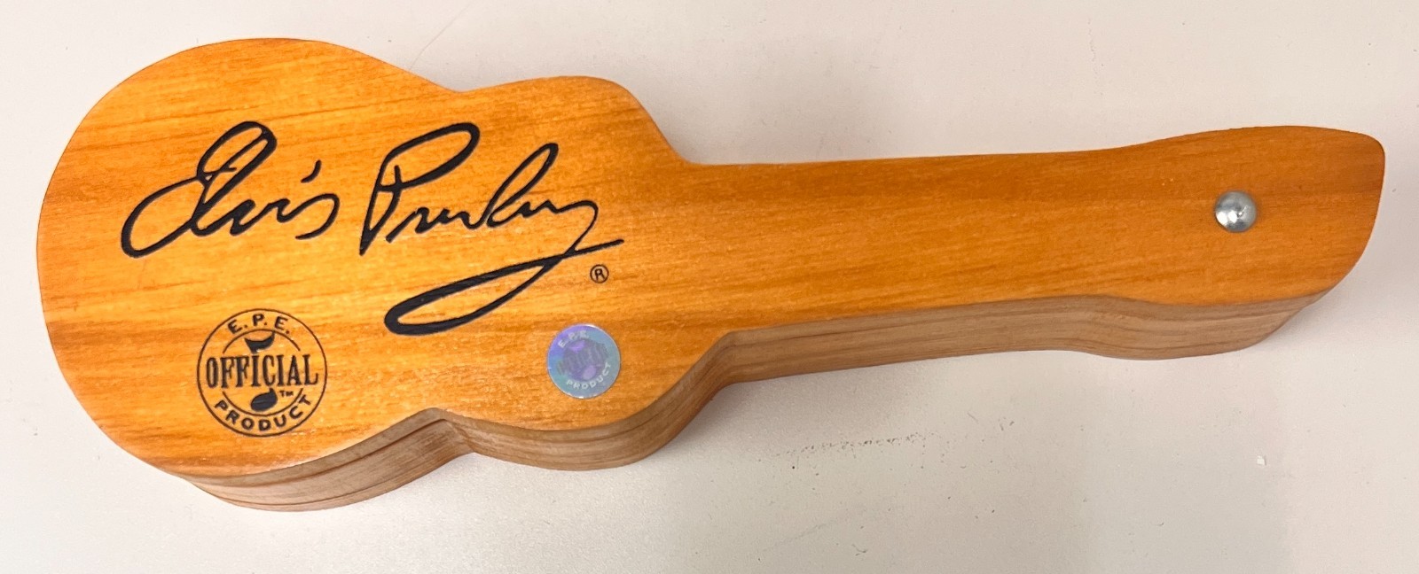 Official EPE Elvis Presley Ink Pen in Collectible Wooden Guitar Case