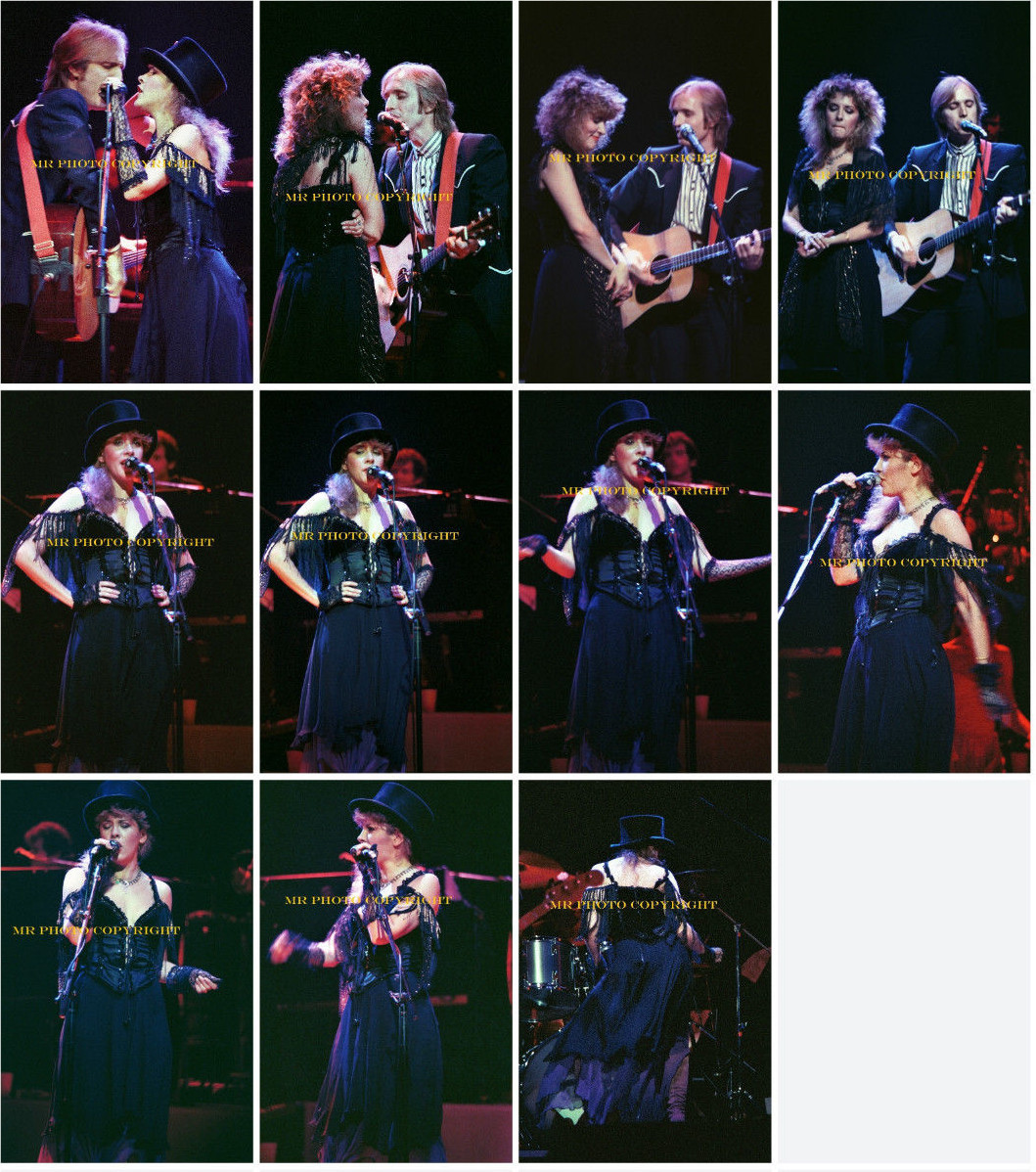 $1.00 4×6 inch photo BUY 1,2..OR ALL STEVIE NICKS W/ TOM PETTY FLEETWOOD MAC r