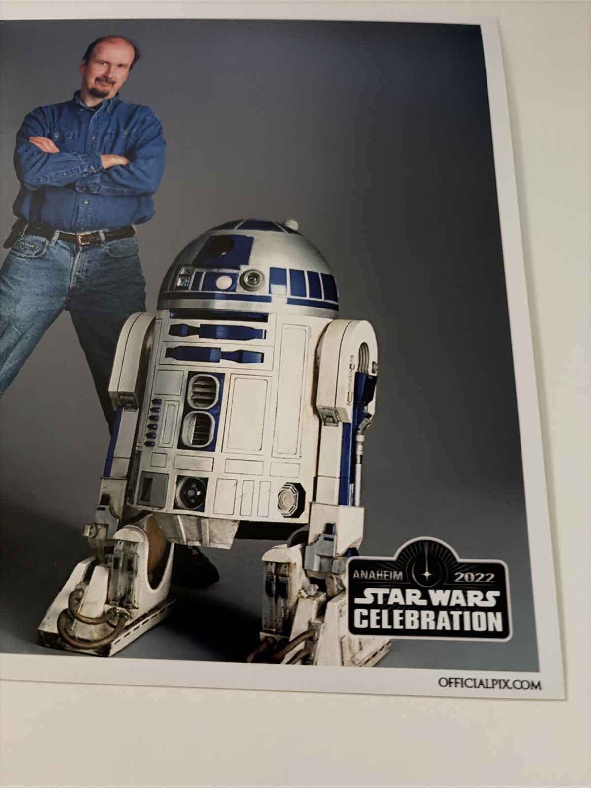 DON BIES Signed STAR WARS 8×10 R2 MODEL MAKER Authentic Autograph Photo OPIX