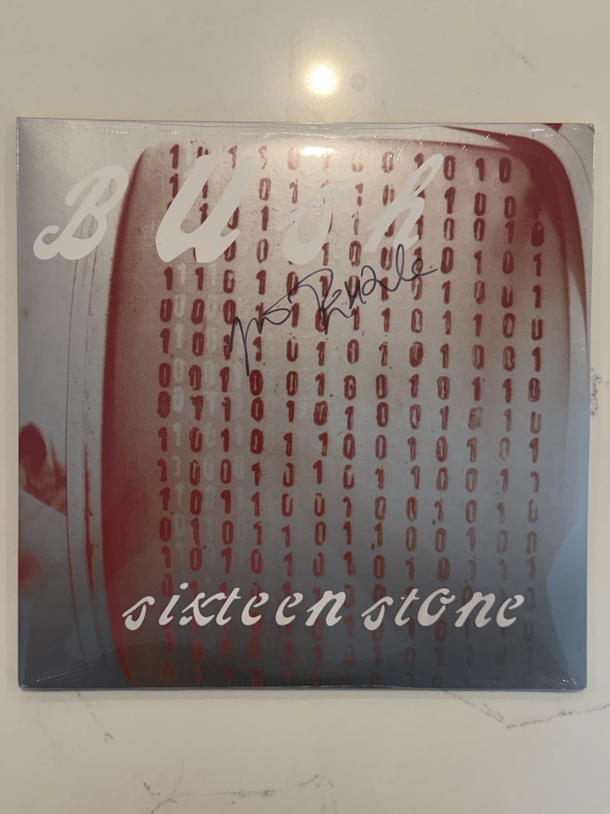 AUTOGRAPHED Bush Sixteen Stone Gavin Rossdale Red 30th Vinyl LP SIGNED #4