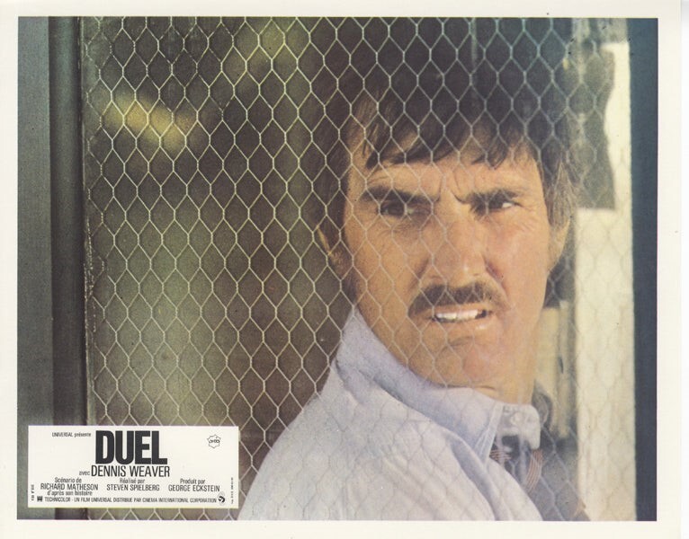 Duel Original 9×12 Lobby Card Dennis Weaver 1971 Steven Spielberg classic
