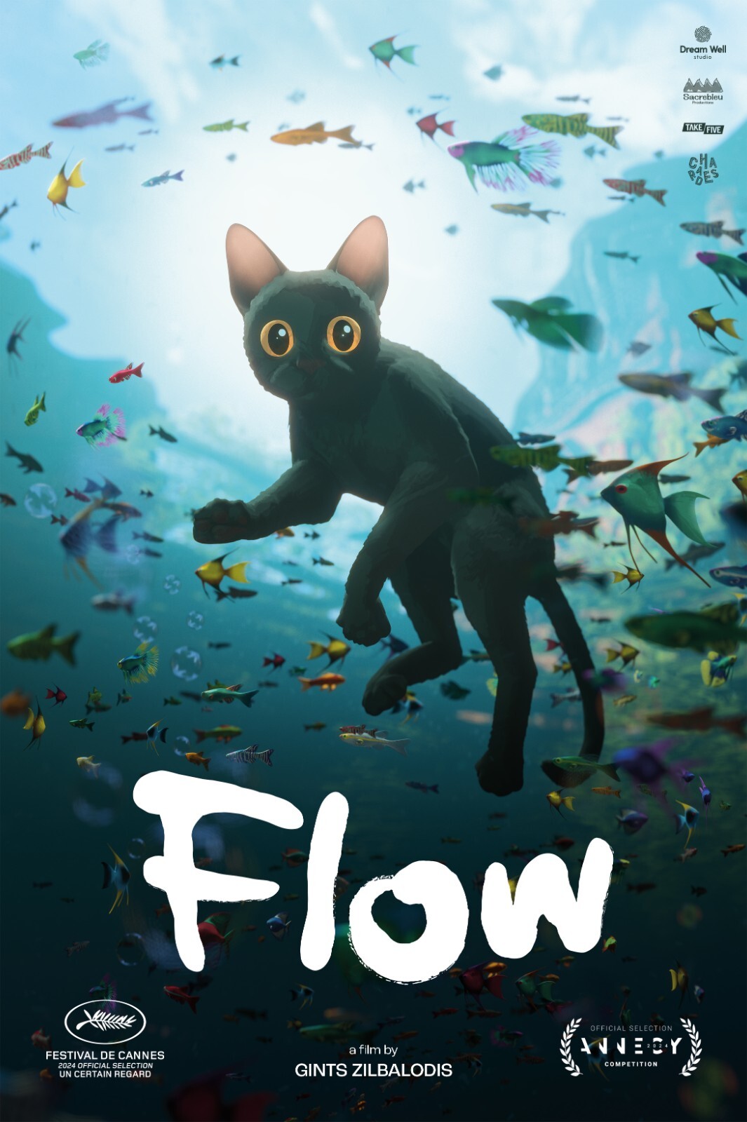 Flow movie poster (c) – 11 x 17 inches