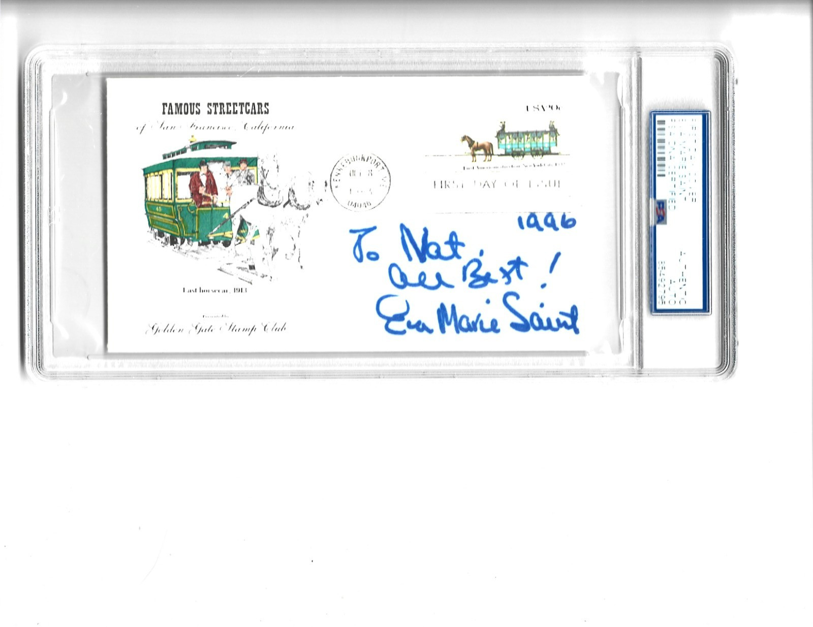 Autographed Eva Marie Saint FDC PSA/DNA