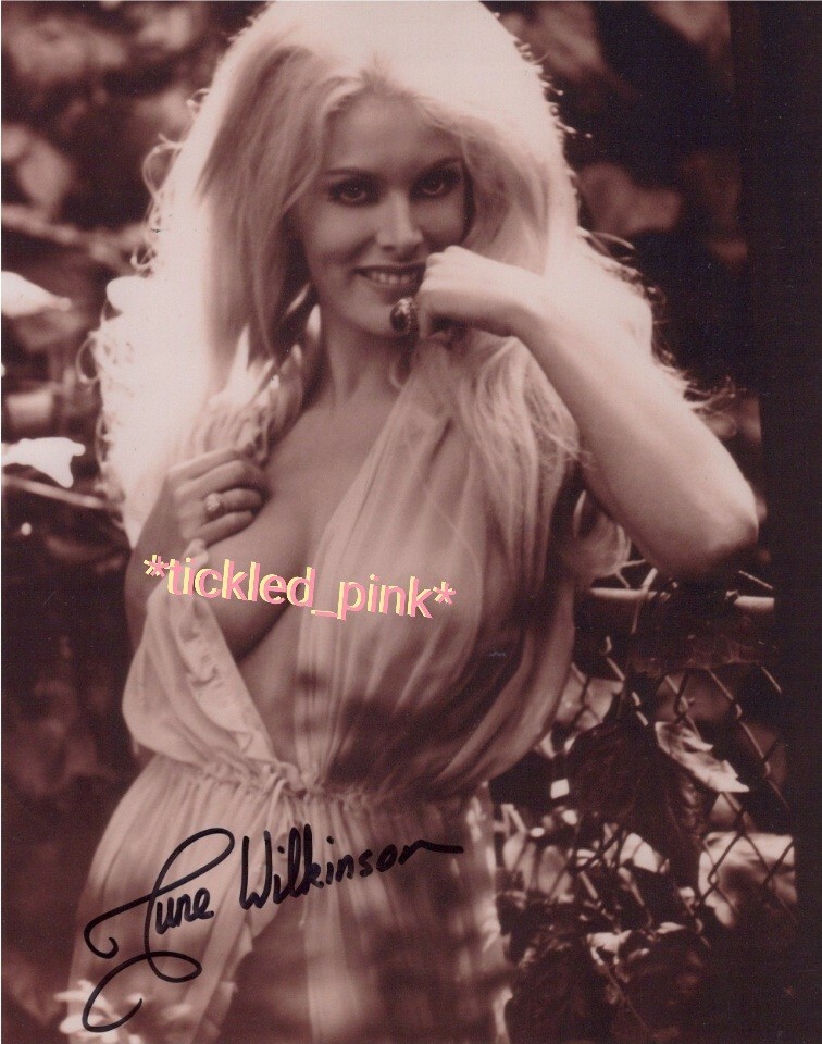 Sexy Vixen, 1960’s Actress And Playboy Model, June Wilkinson – Signed 8×10 Photo