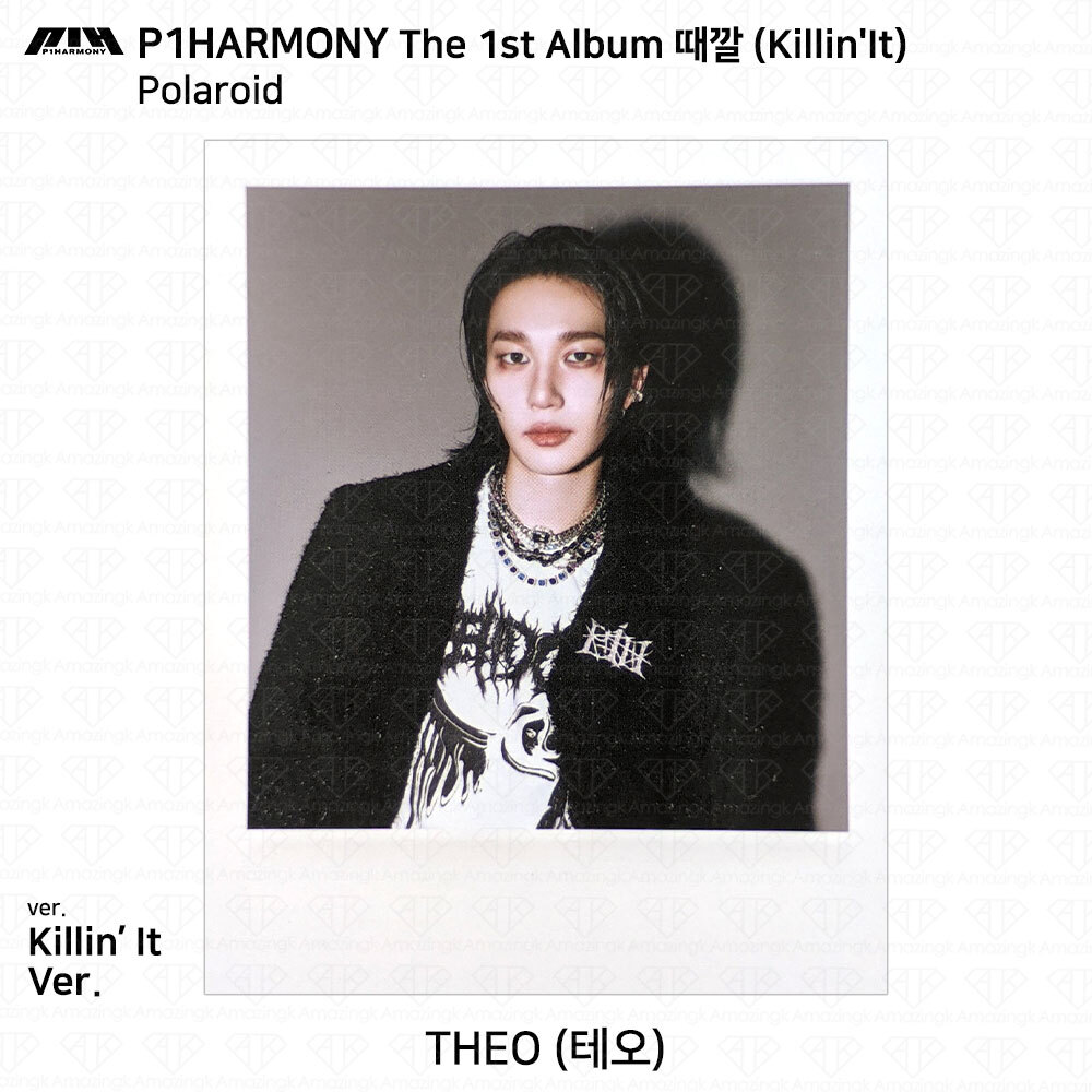 P1Harmony The 1st Album Killin’It Superb Ver Photocard Polaroid Theo Keeho Intak
