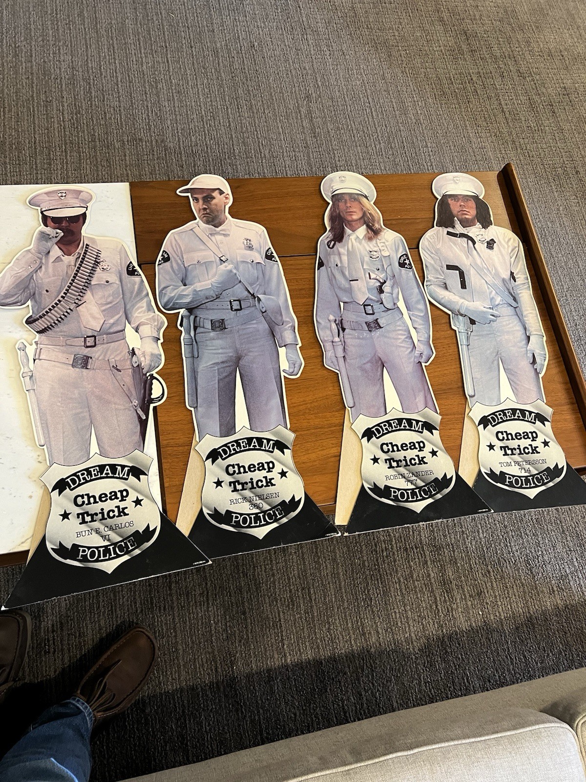 Cheap Trick promotional stand-ups, CBS original 1979 Dream Police