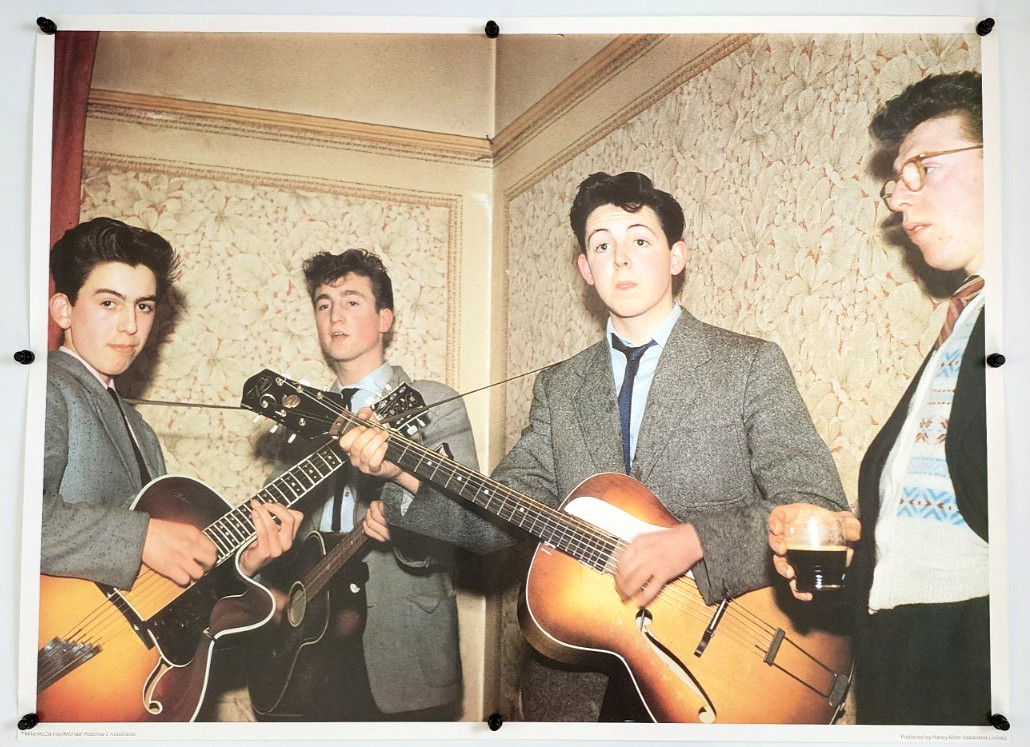 Michael McCartney Photo Poster of Pre-Ringo Beatles Image 23.5×31.5 RARE