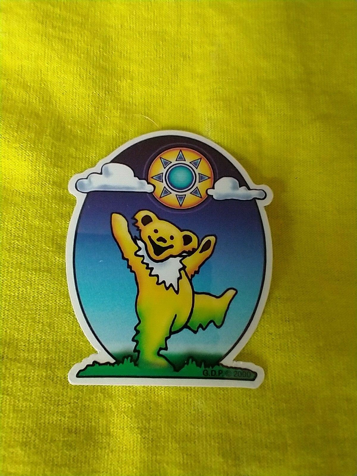 Grateful Dead Sunny Bear 2.5 x 2 Inch MINI Sticker