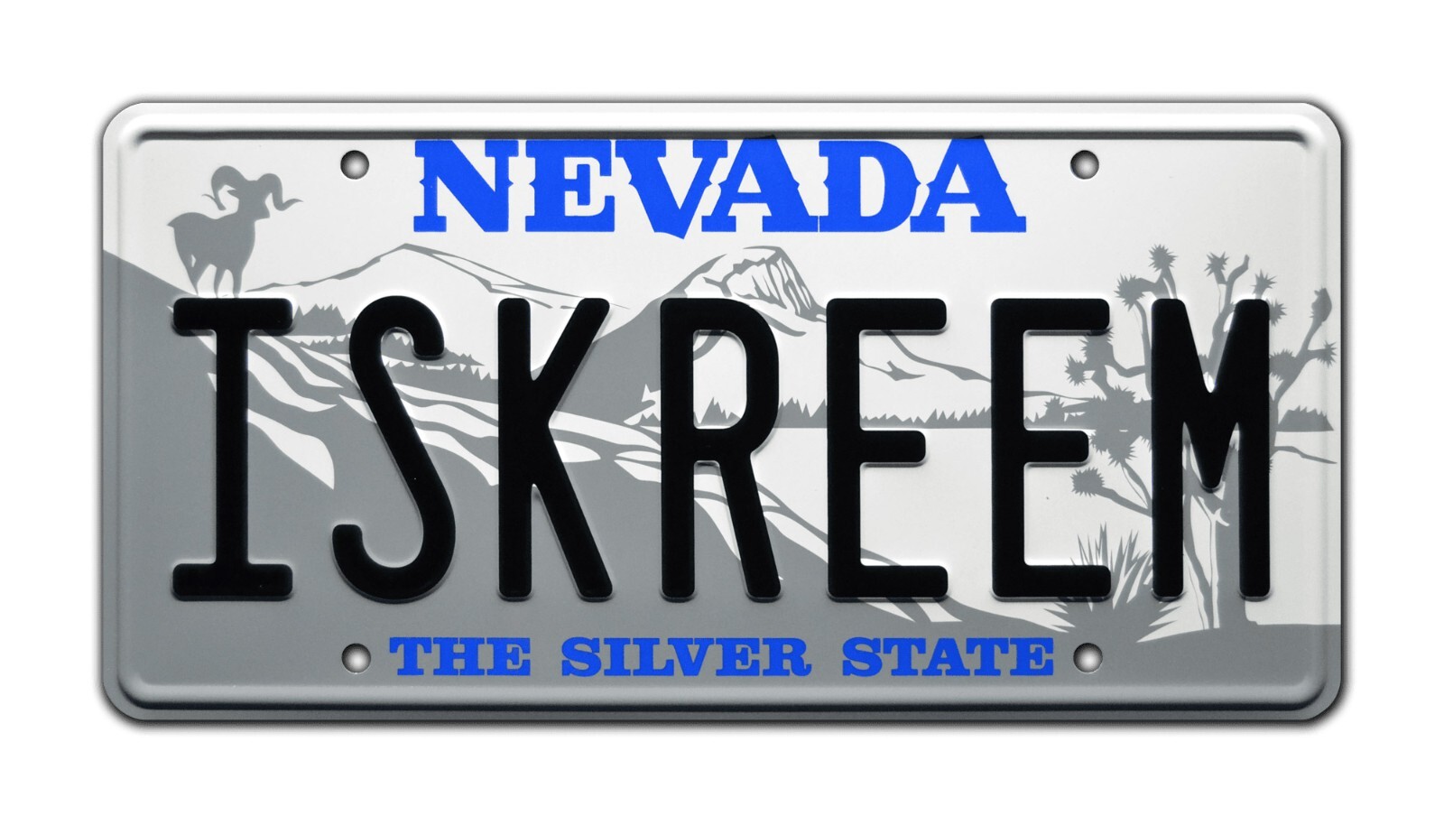 Twisted Metal | Sweet Tooth | ISKREEM | Metal Stamped Replica Prop License Plate