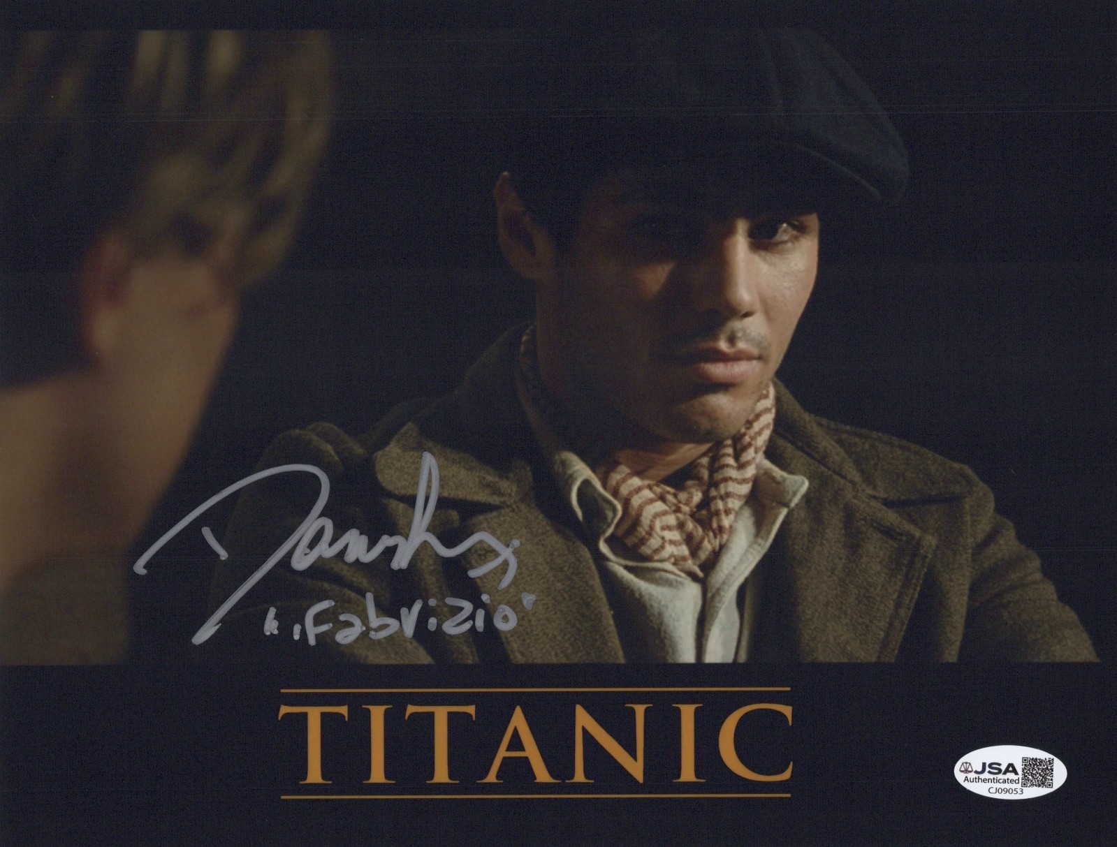 DANNY NUCCI Signed TITANIC 8×10 Photo FABRIZIO DE ROSSI Autograph JSA COA CERT