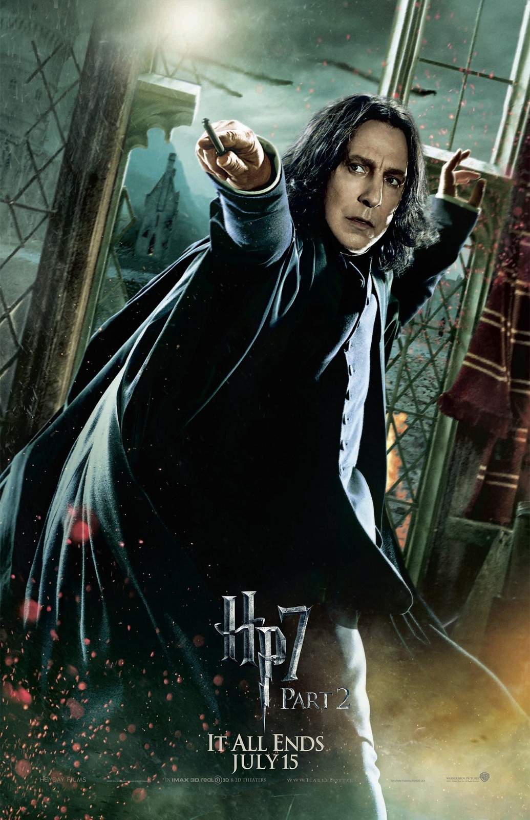 Harry Potter movie poster – 11 x 17 inches Alan Rickman poster, Severus Snape